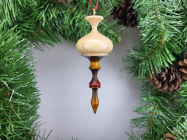 Handcrafted Irish Ash Christmas Tree Decoration