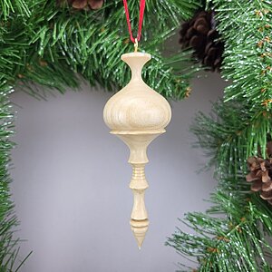 Handcrafted Irish Ash Christmas Tree Decoration