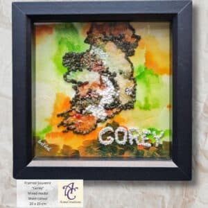 Gorey Gems handmade Irish framed water color wall art